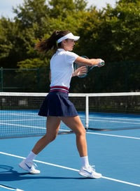 OATH AND IRON | Ashley Herrera Sarah Flair Skort – Luxury Golf, Tennis & Pickleball Skort