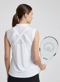OATH AND IRON | Ashley Herrera Susanna Polo – Luxury Sleeveless Golf, Tennis & Pickleball Polo