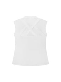 OATH AND IRON | Ashley Herrera Susanna Polo – Luxury Sleeveless Golf, Tennis & Pickleball Polo