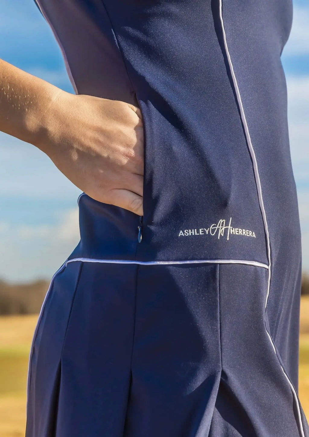 OATH AND IRON | Ashley Herrera Elite Court Dress – Luxury Golf, Tennis & Pickleball Dress