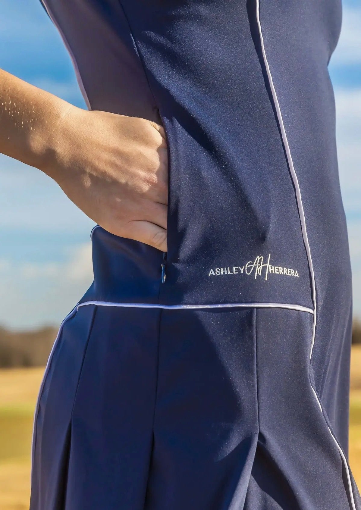 OATH AND IRON | Ashley Herrera Elite Court Dress – Luxury Golf, Tennis & Pickleball Dress