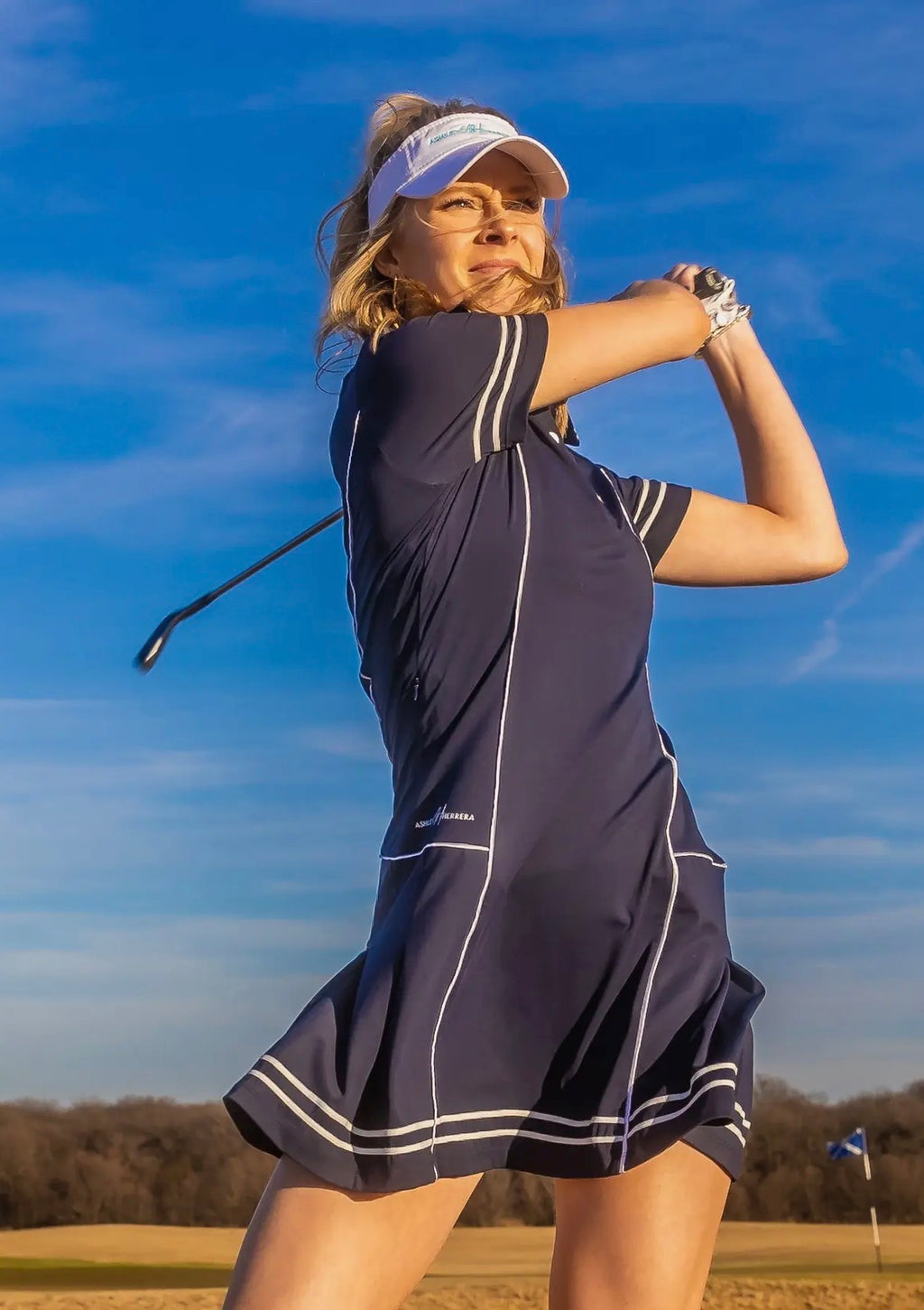 OATH AND IRON | Ashley Herrera Elite Court Dress – Luxury Golf, Tennis & Pickleball Dress