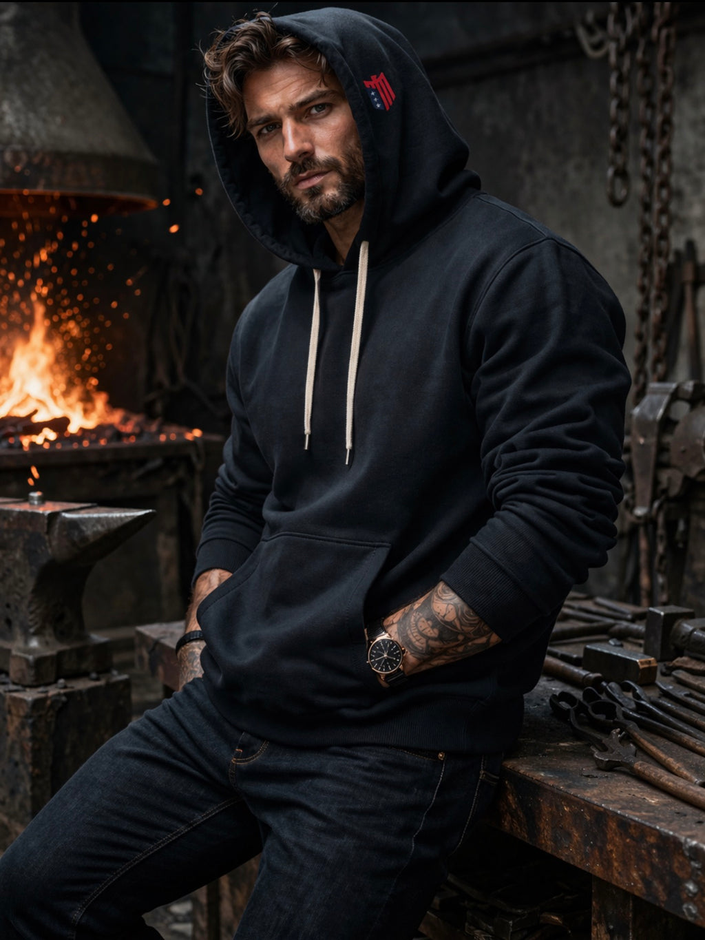 Crest Hoodie
