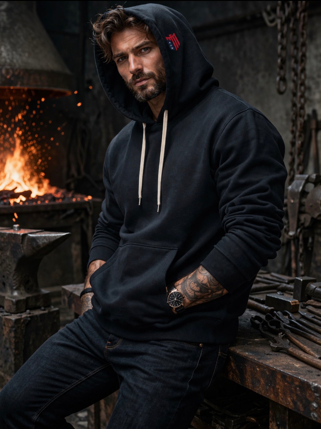 Crest Hoodie